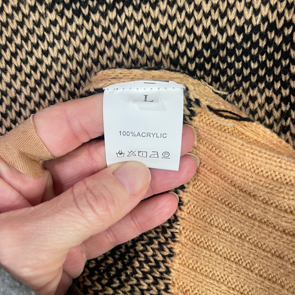 Stylish Leopard Print open front long Cardigan - Picture 10 of 11
